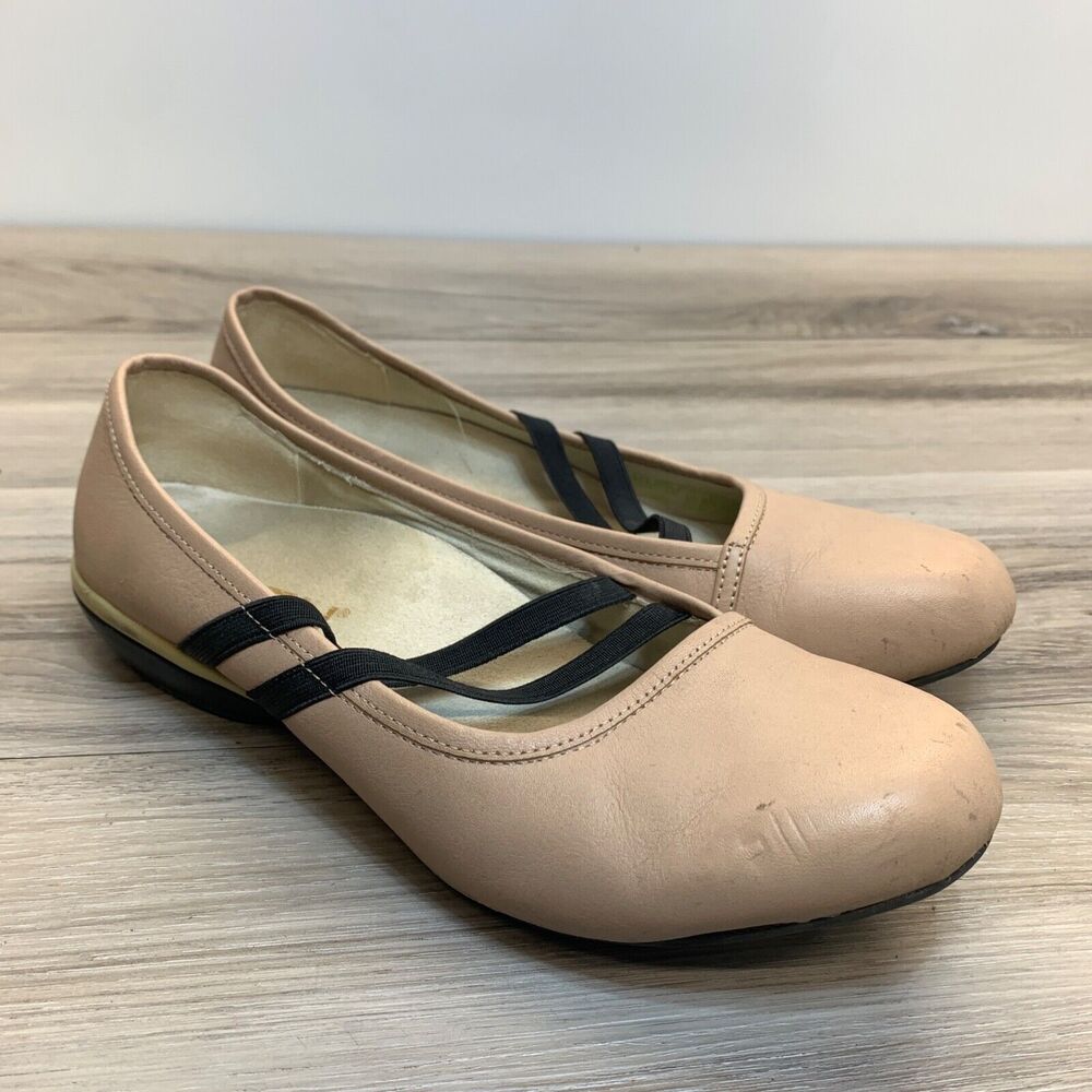 KURU Bella MJ Womens Size 8.5 Tan Plantar Fasciitis Comfort Ballet Flats Shoes